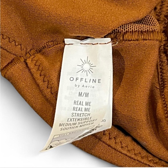 Aerie OFFLINE Real Me Padded Sports Bra Medium Athleisure - Picture 3 of 4